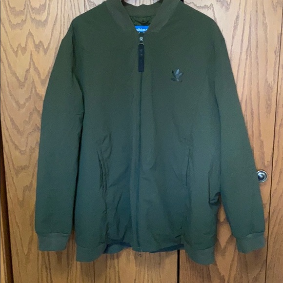 adidas green bomber jacket